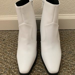 White Forever 21 Booties